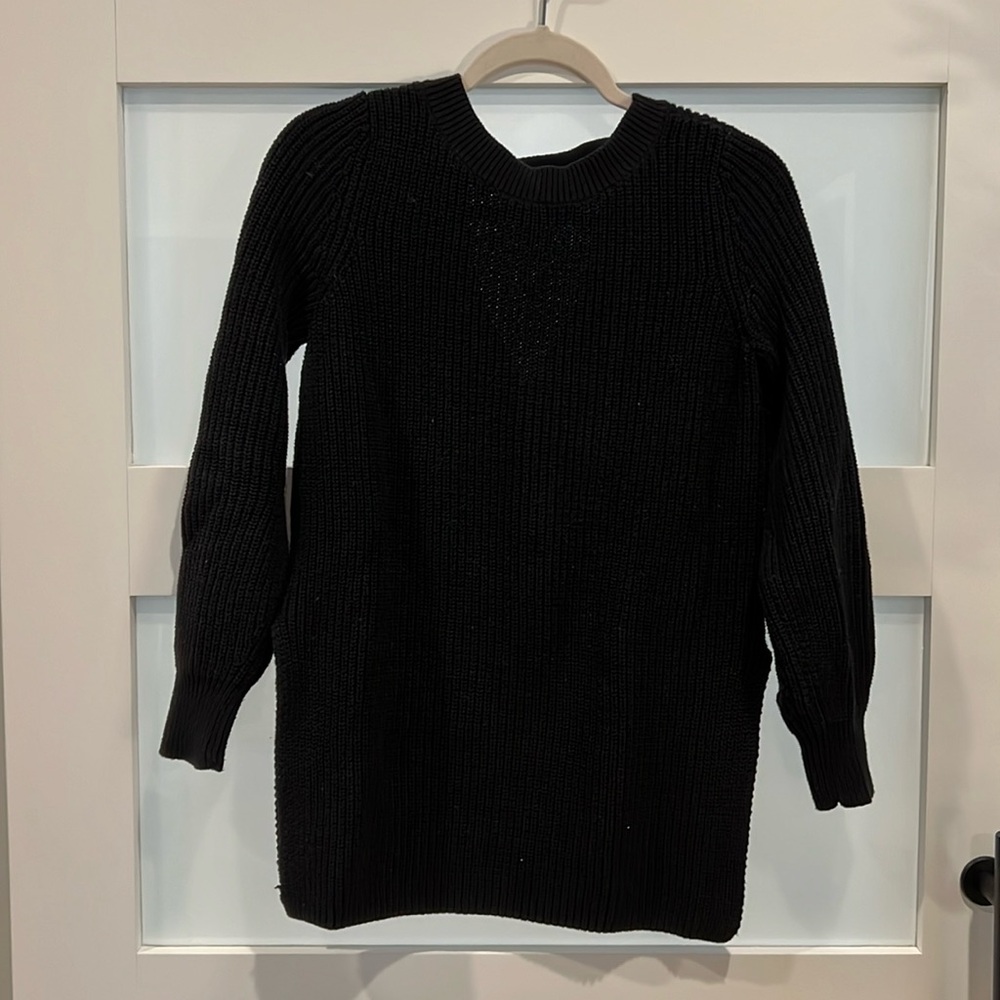 Loft XS Knit Black Sweater